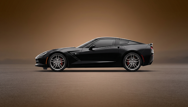 side photo of a Corvette C7